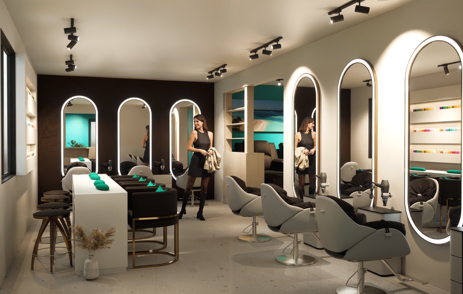 De La MER salon & spa interior, Moka Mauritius — gallery 7